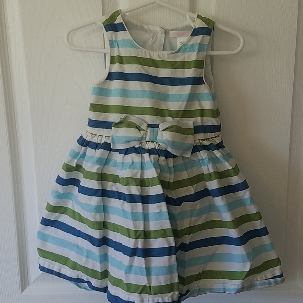 Janie and Jack summer striped dress 12 to 18 month